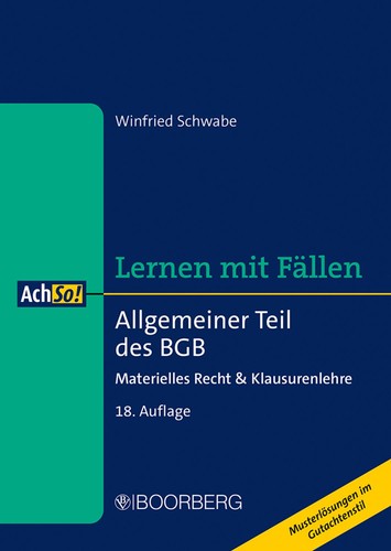 Allgemeiner teil des - teil, bgb