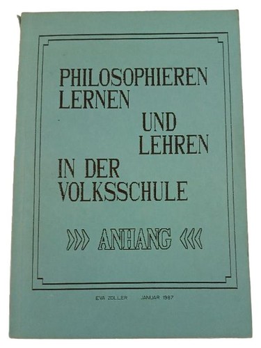 Philosophieren lernen und