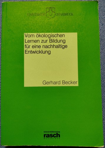 Vom ökologischen lernen zur - vom,